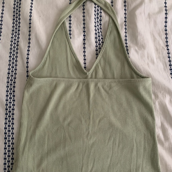 Green Halter Top - Picture 2 of 3